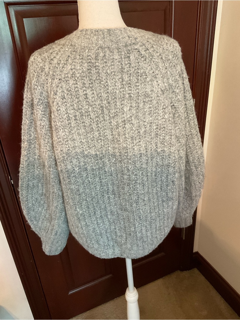 Lucky Brand Grey Sweater. Sz. Large - Picture 3 of 5